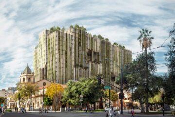 Camilo Ibrahim Construccion de un edificio cubierto de plantas