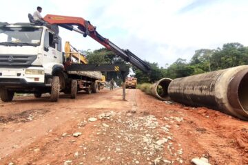 Avanzan trabajos en la Troncal 10 en Bolívar