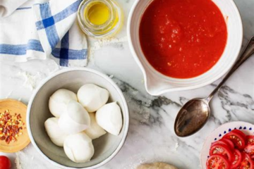Receta de un plato típico italiano