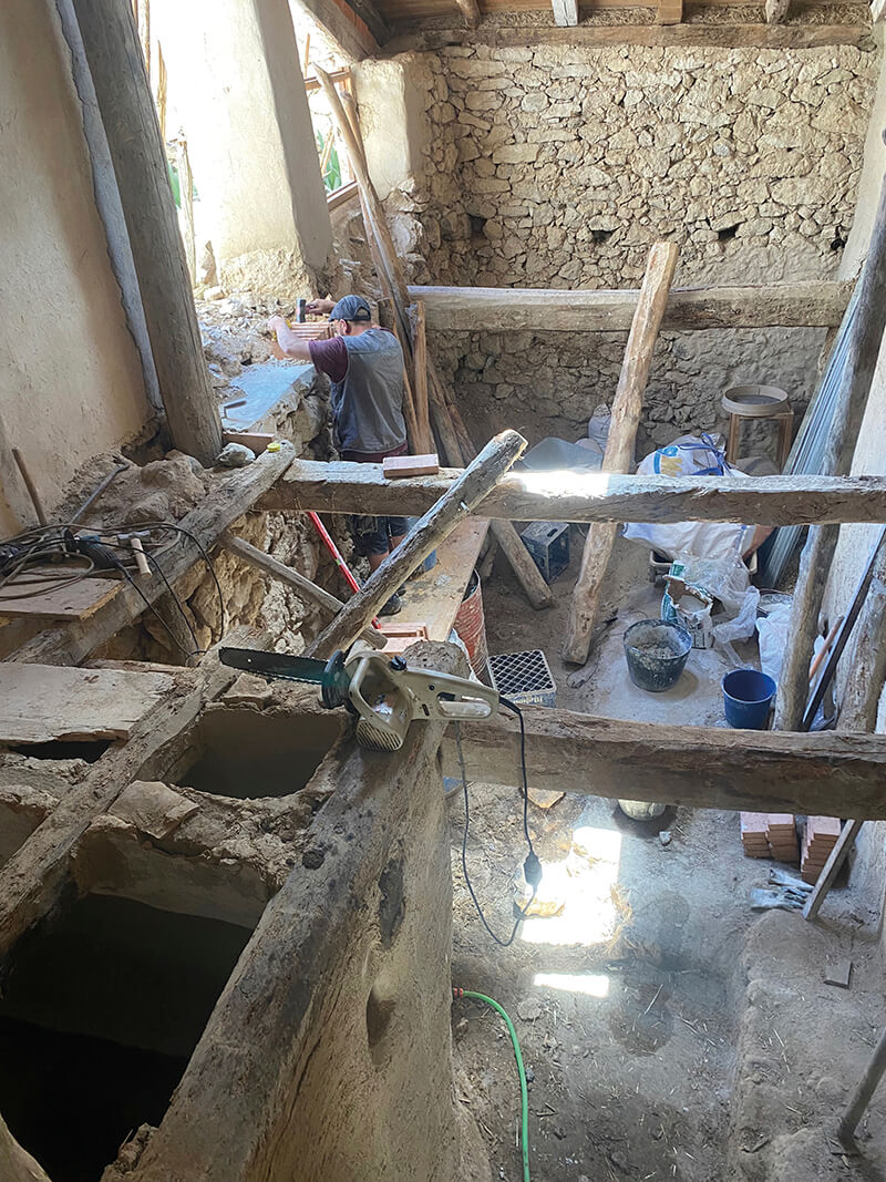 Rehabilitación de una casa de pueblo