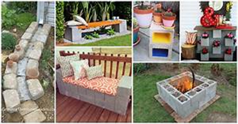 image 4 - 10 ideas creativas para decorar con bloques de cemento