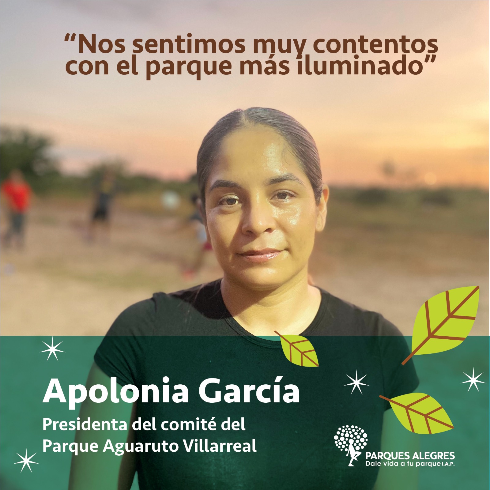 convivencia en parque de aguaruto