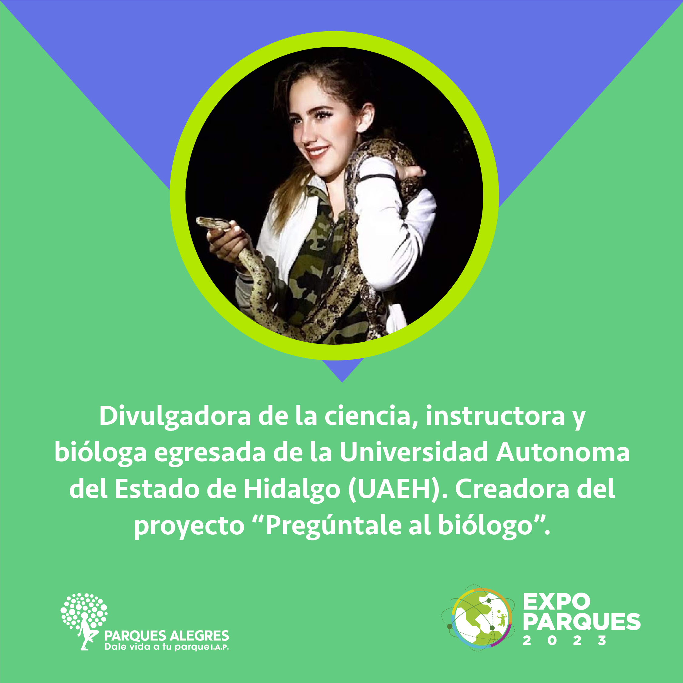 influencer que te orienta en biología de forma divertida
