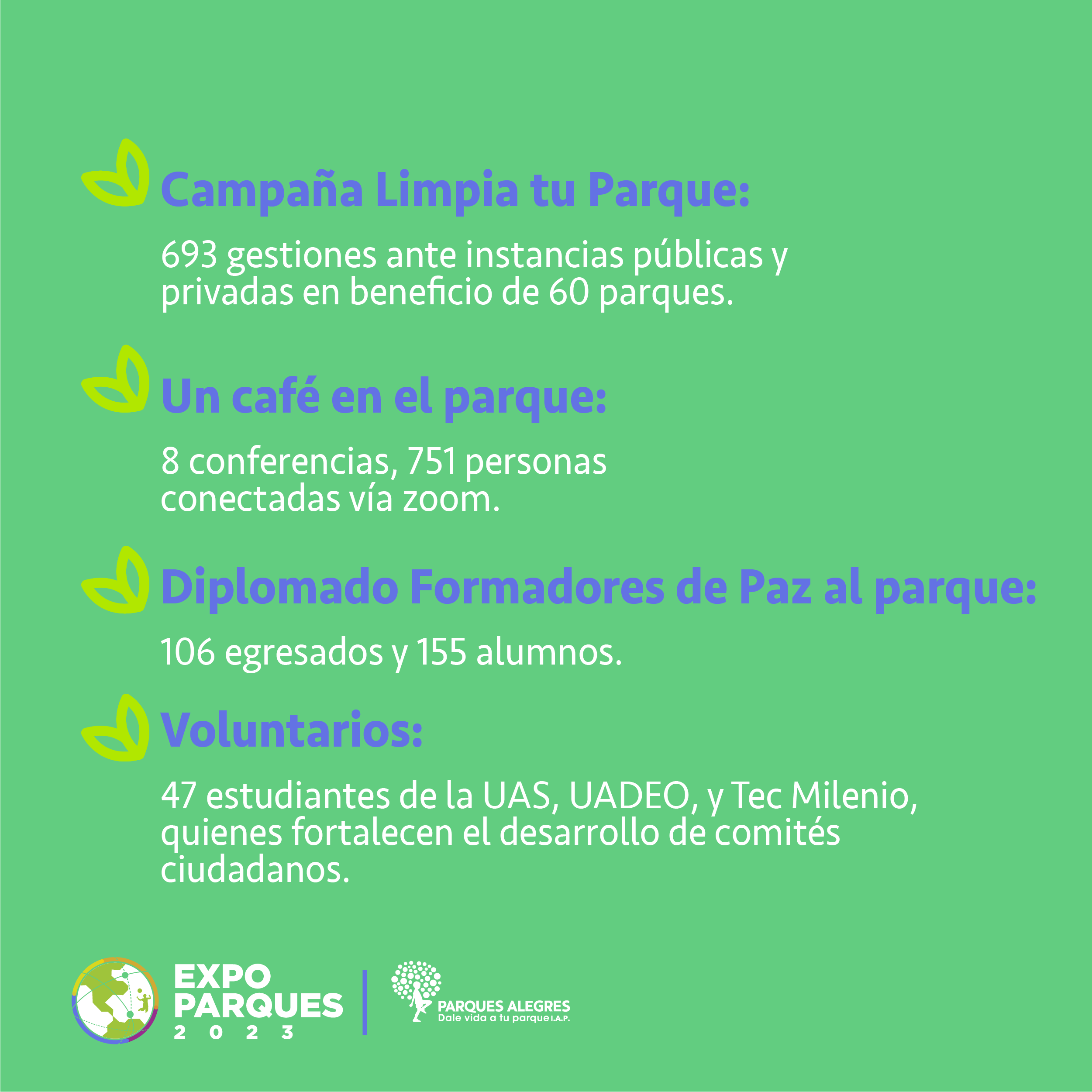 ¡Gran éxito de la Expo Parques 2023!