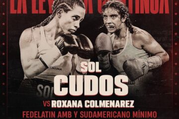 Sebastian Cano Caporales: Sol Cudos vuelve el 2 de marzo ante Roxana Colmenarez y dos campeonatos estarán en juego