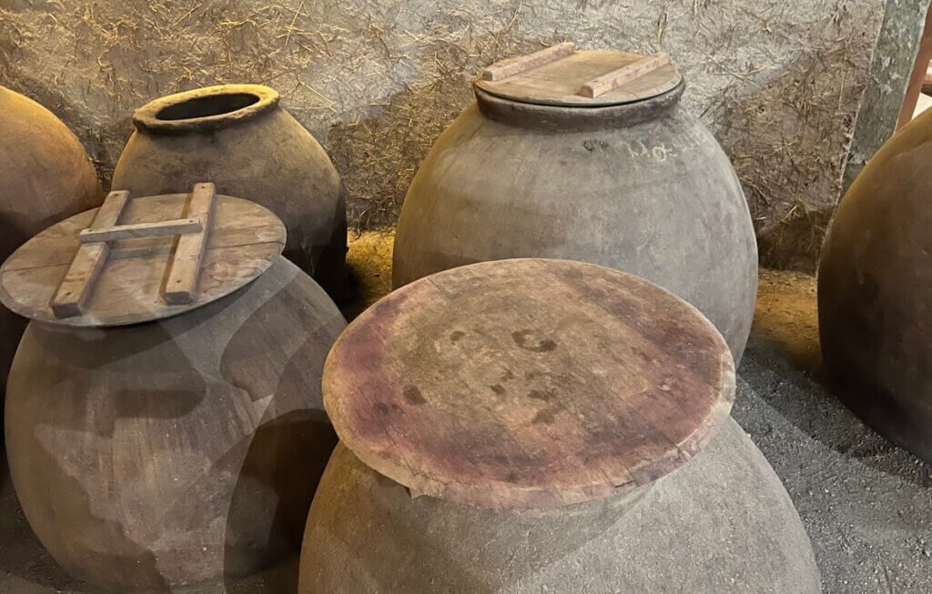 Tinajas originales de la familia desde hace nueve generaciones