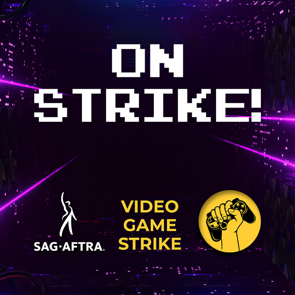IMAGE: SAG-AFTRA video game strike