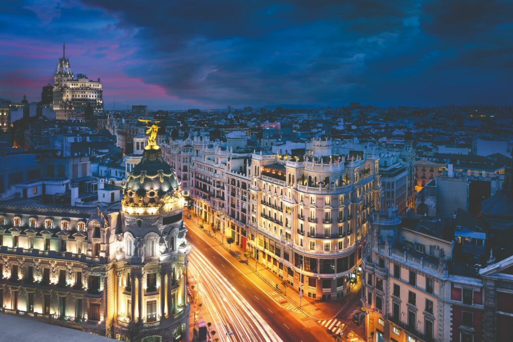 Gran Vía de Madrid.