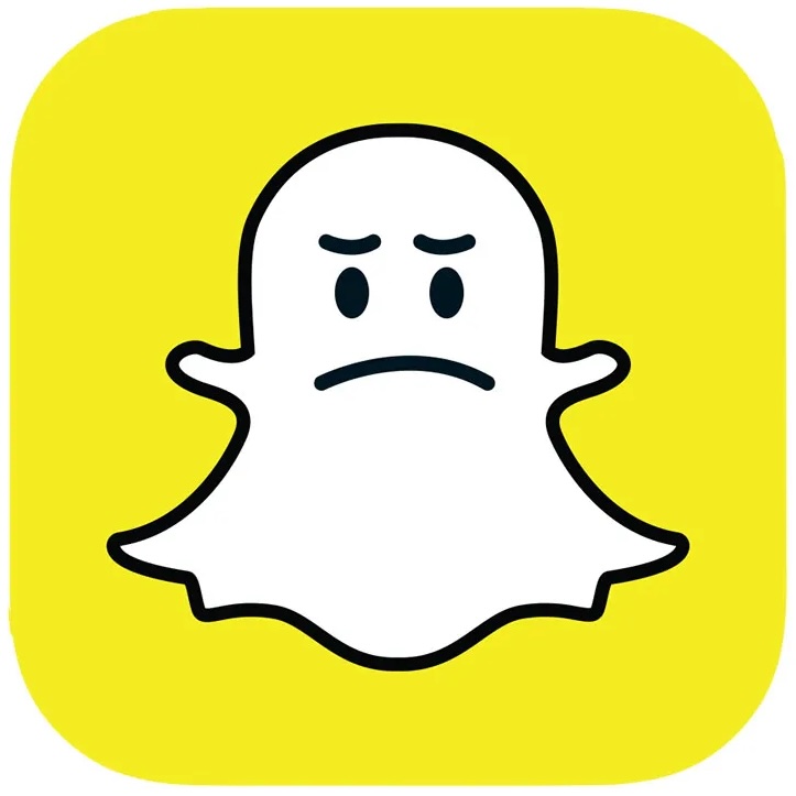 IMAGE: Sad Snapchat logo