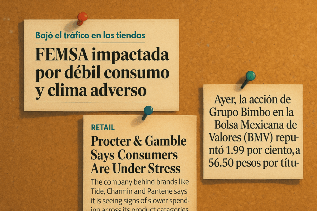 Noticias de WSJ, Economista y Reforma