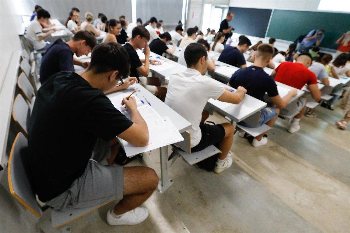 Alumnado de Bachillerato en el aula
