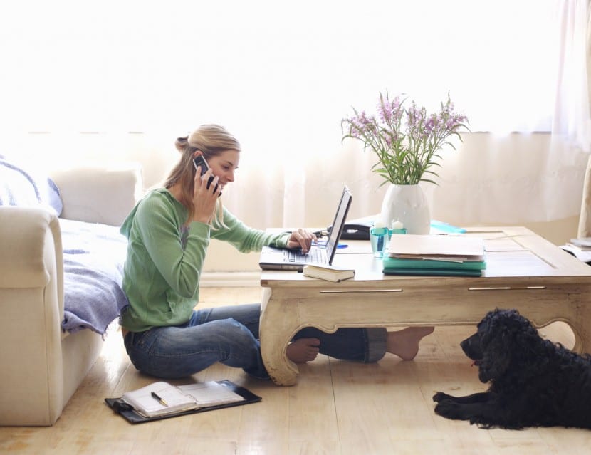 trabajos remotos en casa