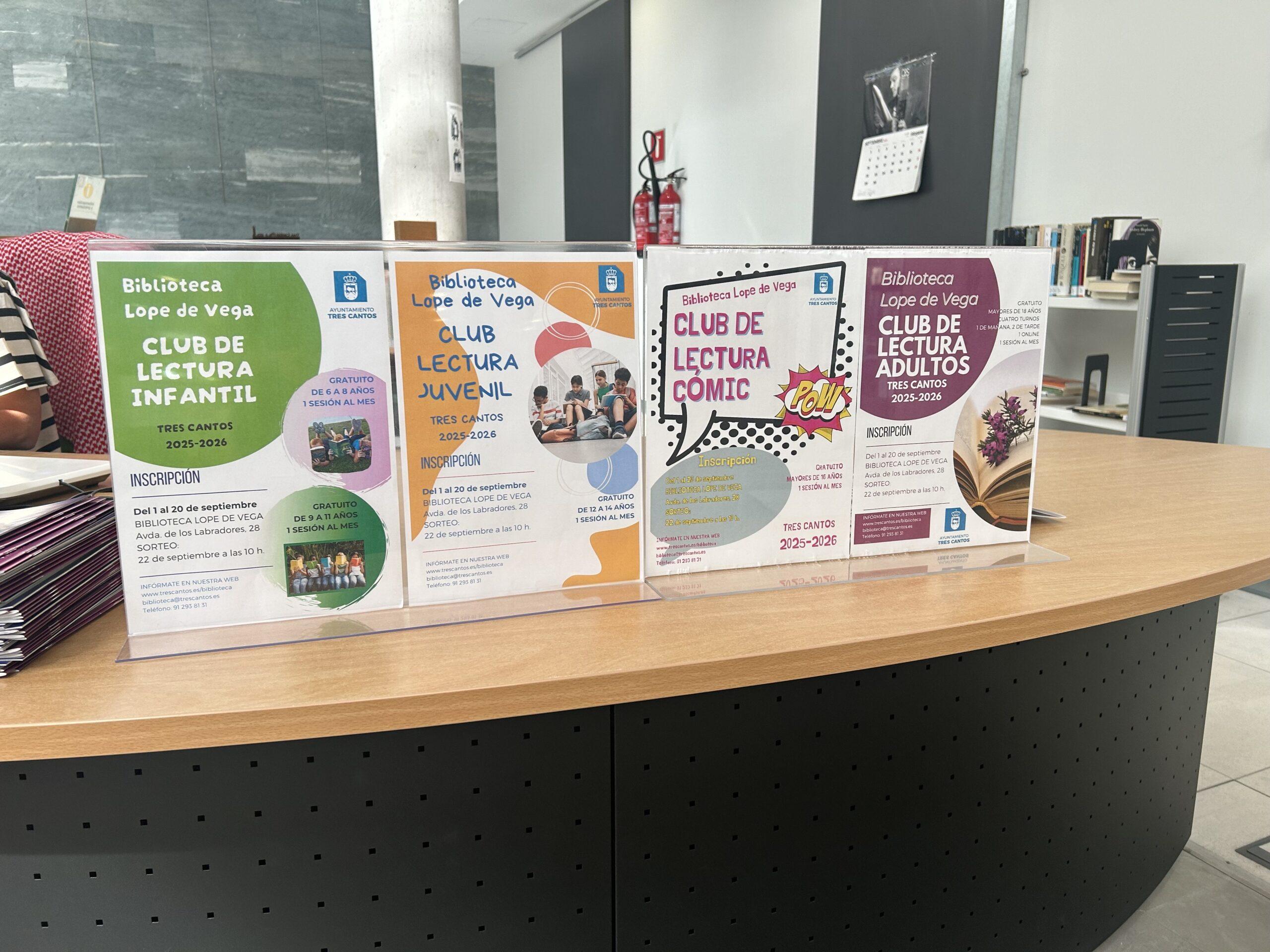 Clubes de lectura en bibliotecas