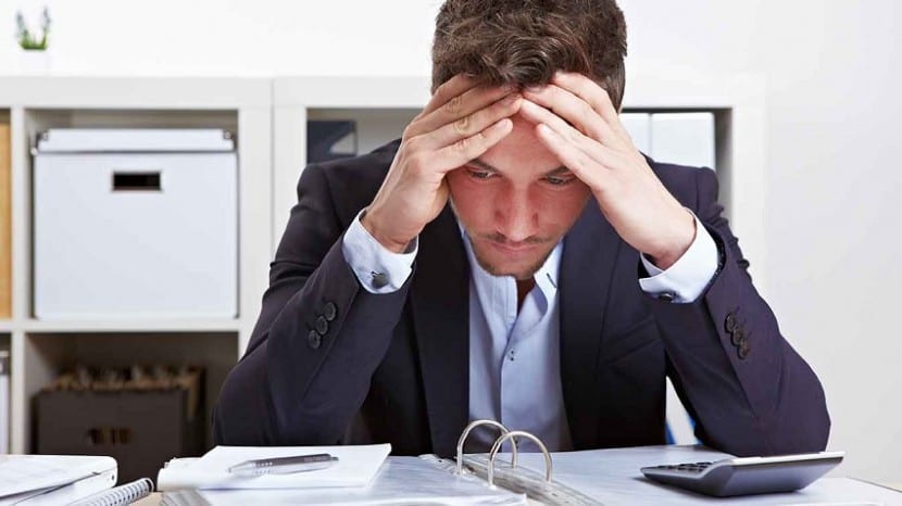 trabajo estres hombre