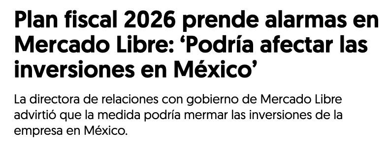 caso Mercado Libre
