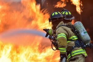 Trabajo de bombero