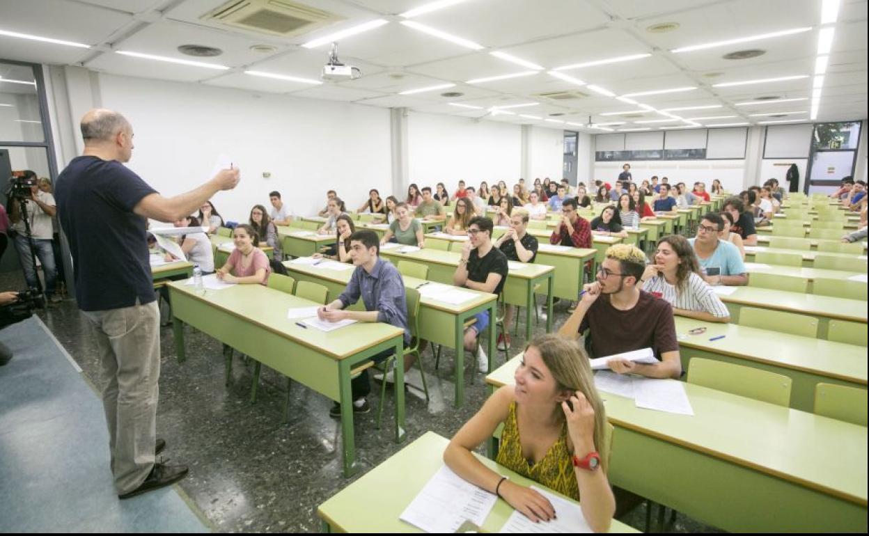 Calendario de la PAU en Comunitat Valenciana