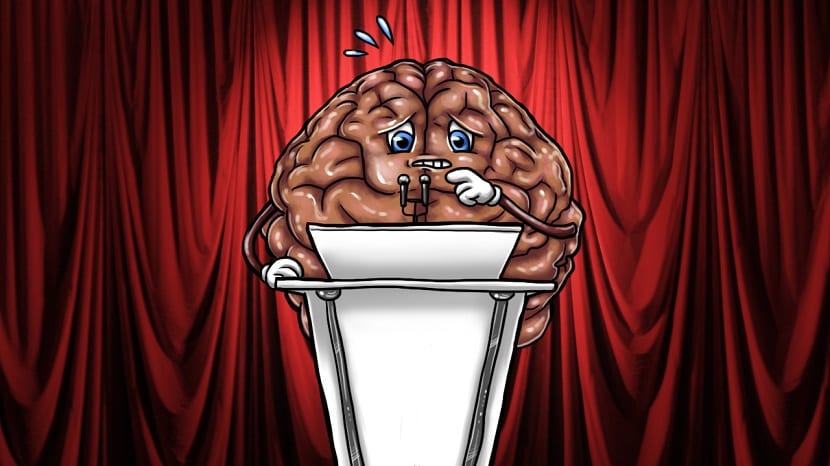 cerebro y miedo a hablar en público