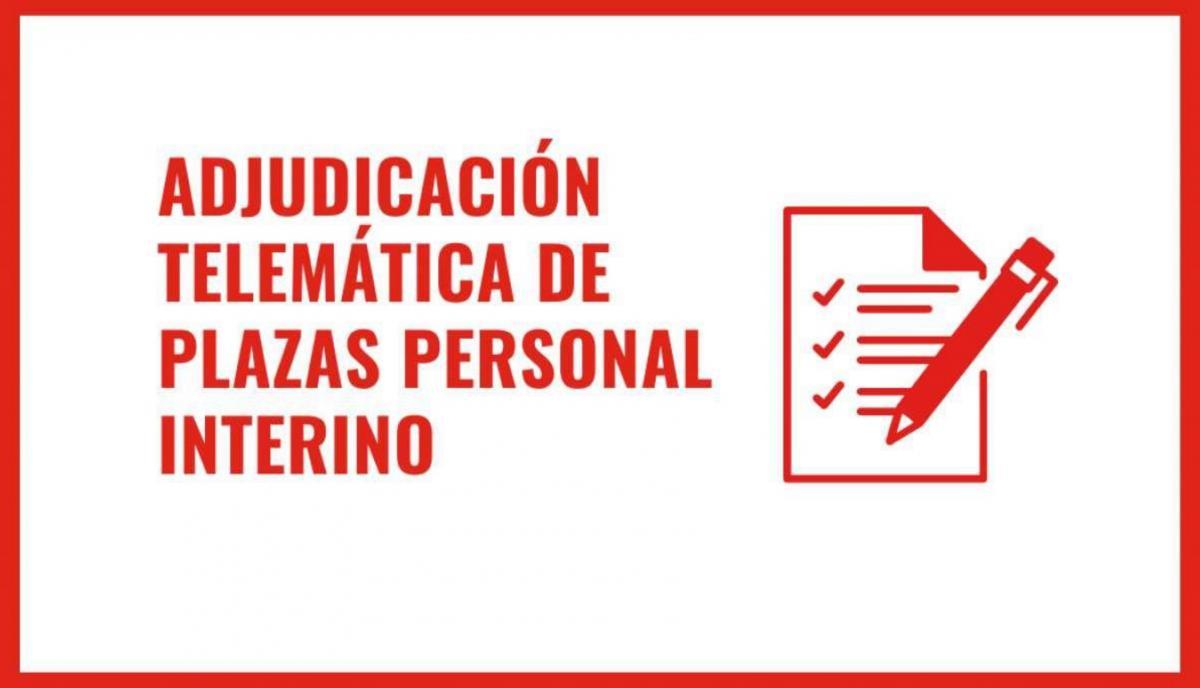 convocatorias adjudicacion telematica cuerpos docentes