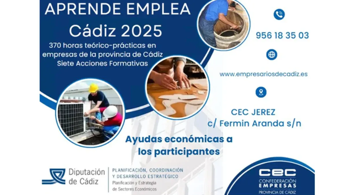 Información sobre becas para desempleados en Cádiz Información sobre becas para desempleados en Cádiz