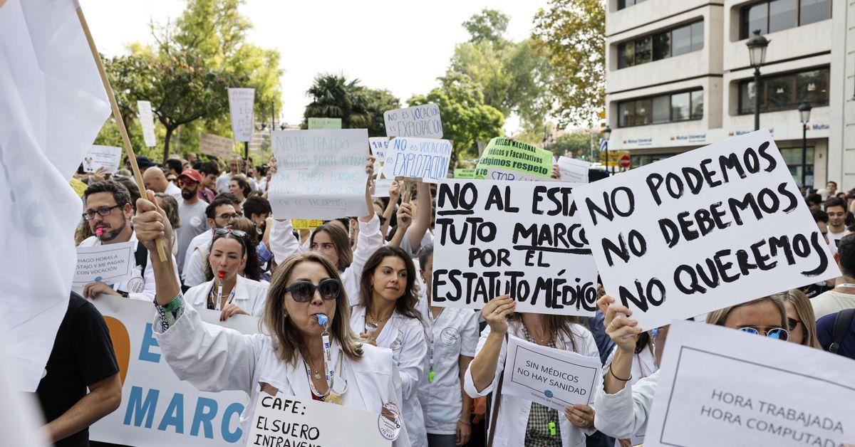 huelga indefinida en sanidad por el estatuto marco protestas sanitarias por el estatuto marco