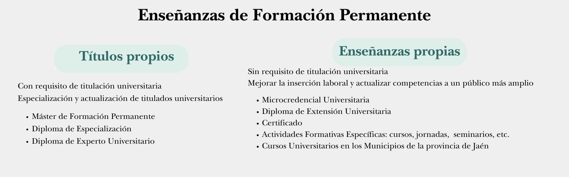 Becas del 50% para formación permanente