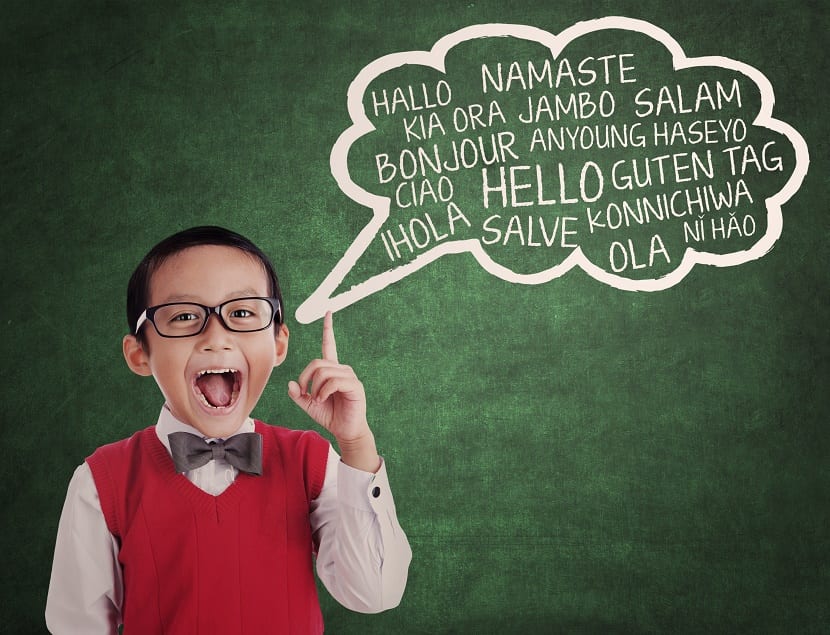 Schoolboy Learn Universal Language