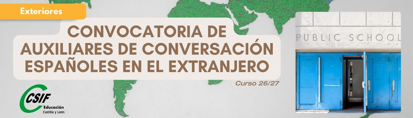 Convocatoria auxiliares de conversación españoles