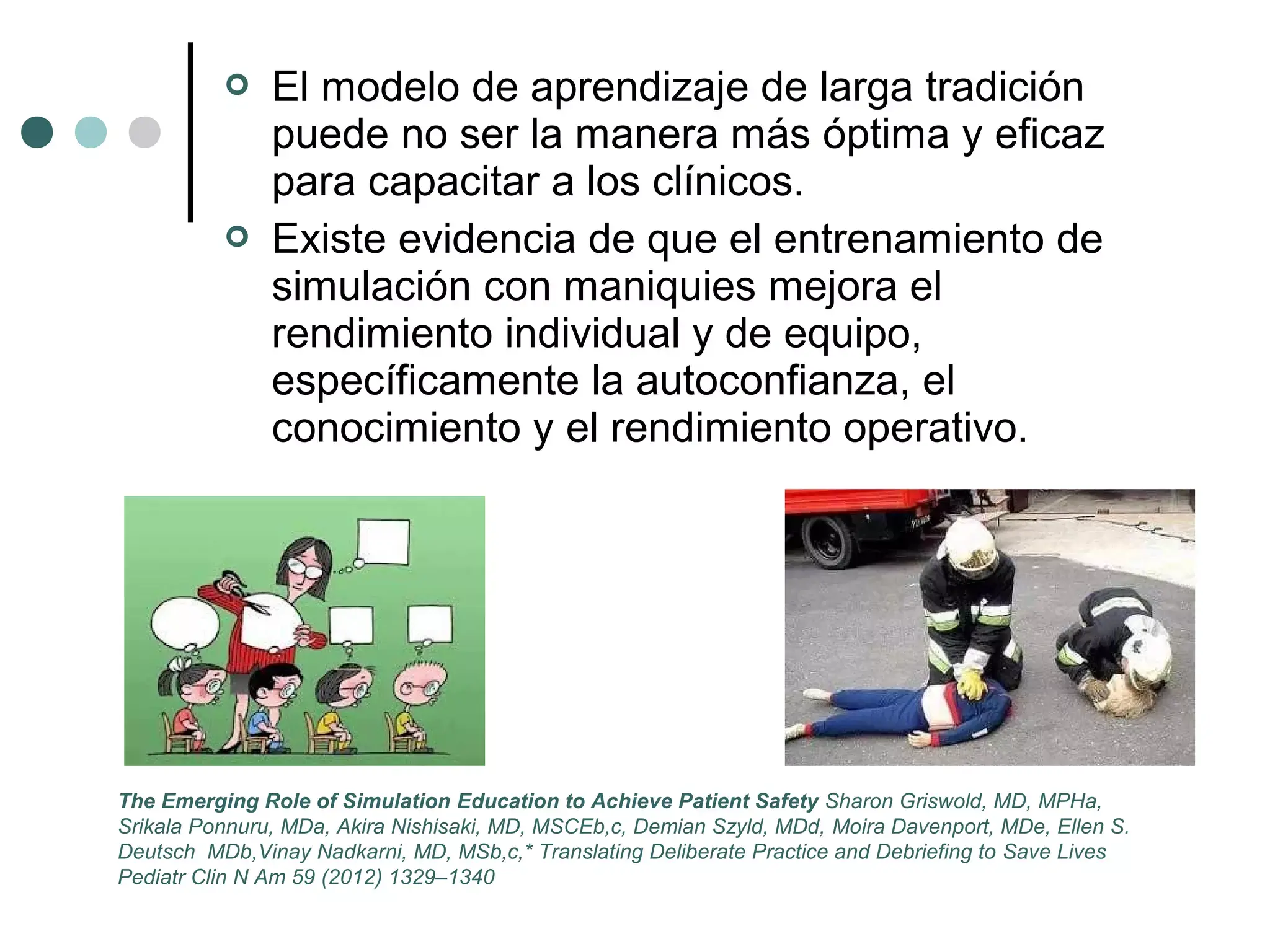 modelos de debriefing en simulacion