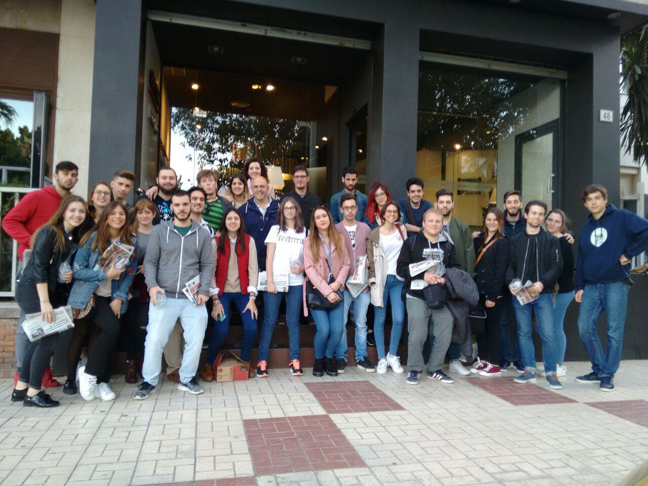 Visita guiada a un periodico