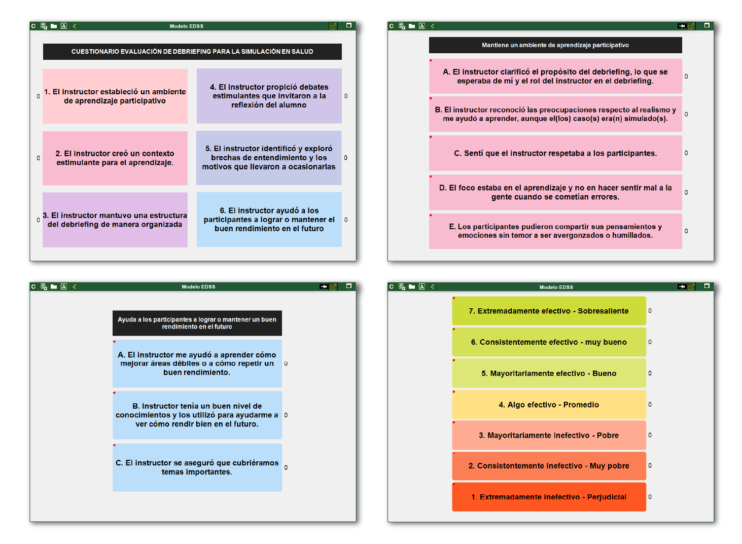 debriefing como tecnica apoyada en la evidencia