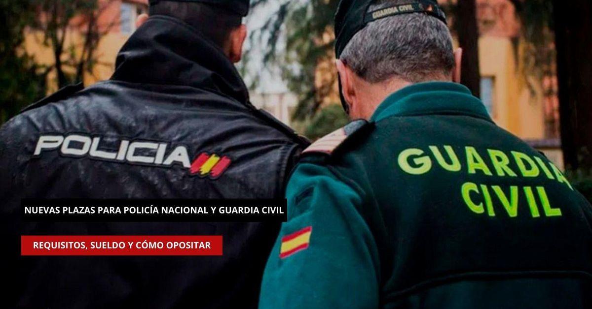 plazas guardia civil cabos y guardias