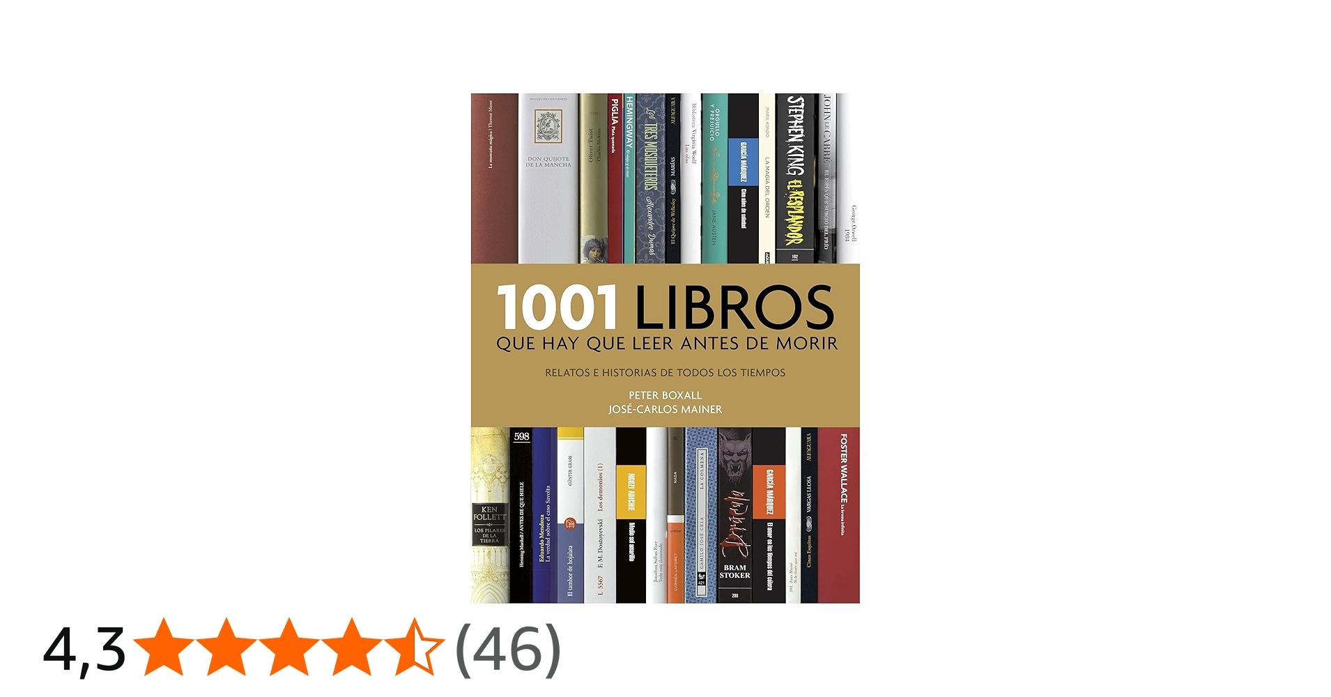 Portada de 1001 libros que hay que leer antes de morir