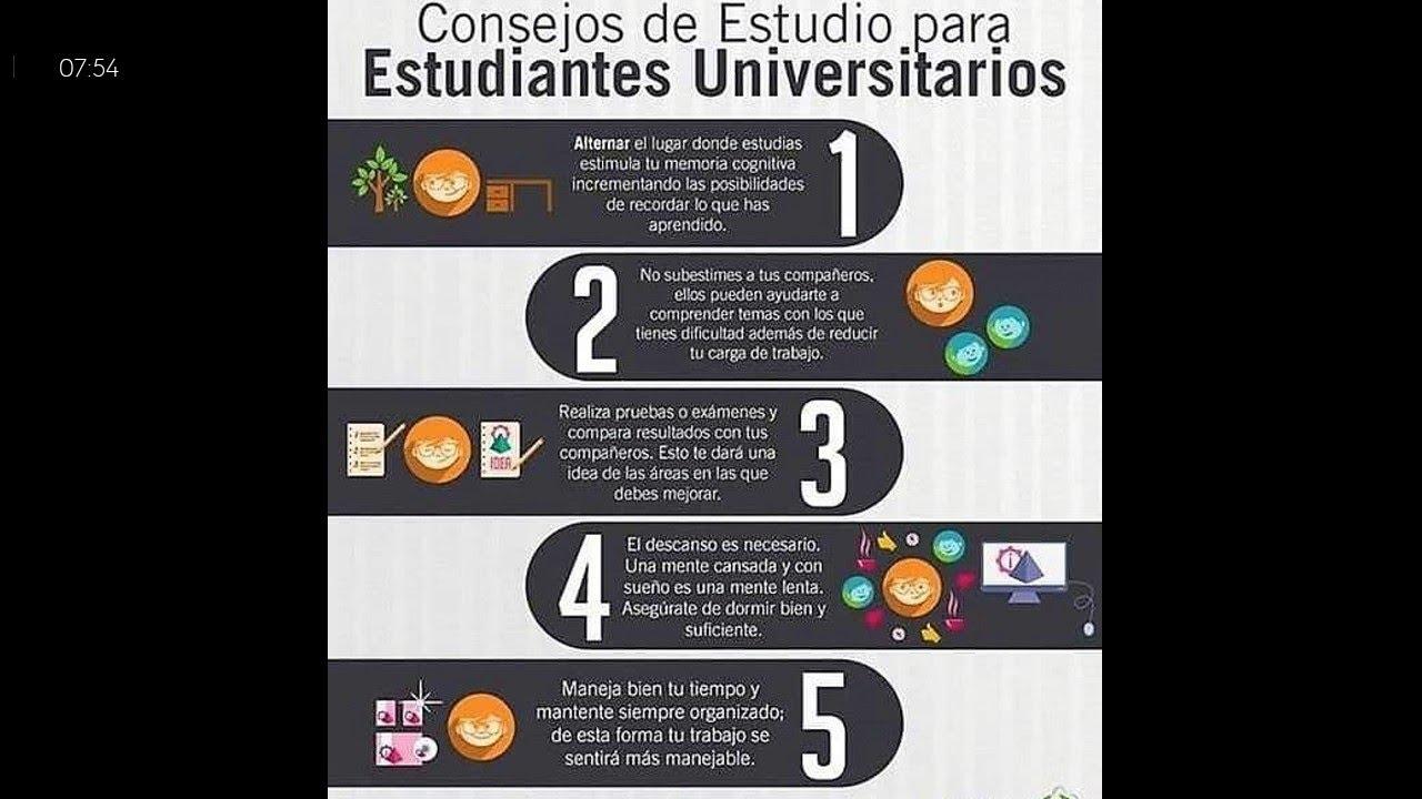 Consejos básicos para estudiantes