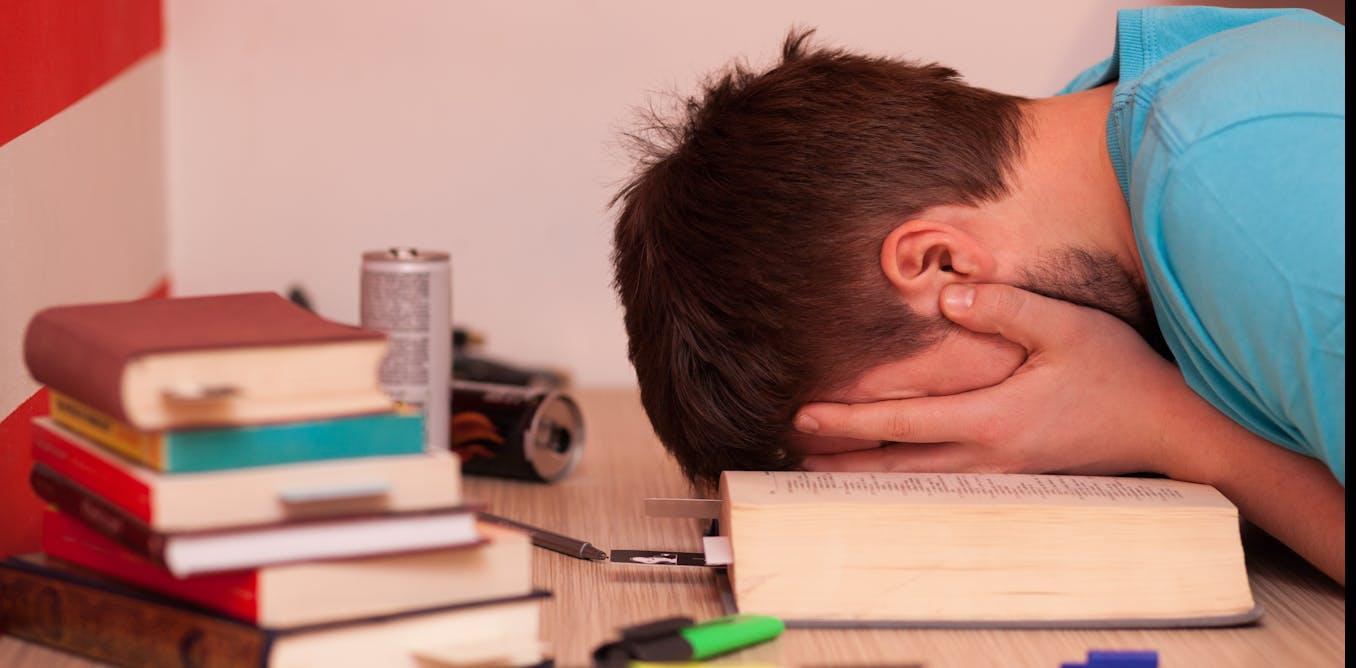 Sobrecarga de trabajo y estudios en jóvenes