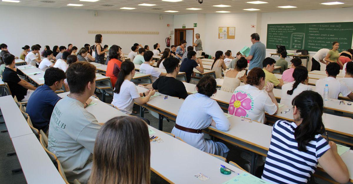 Alumnado en pruebas de acceso