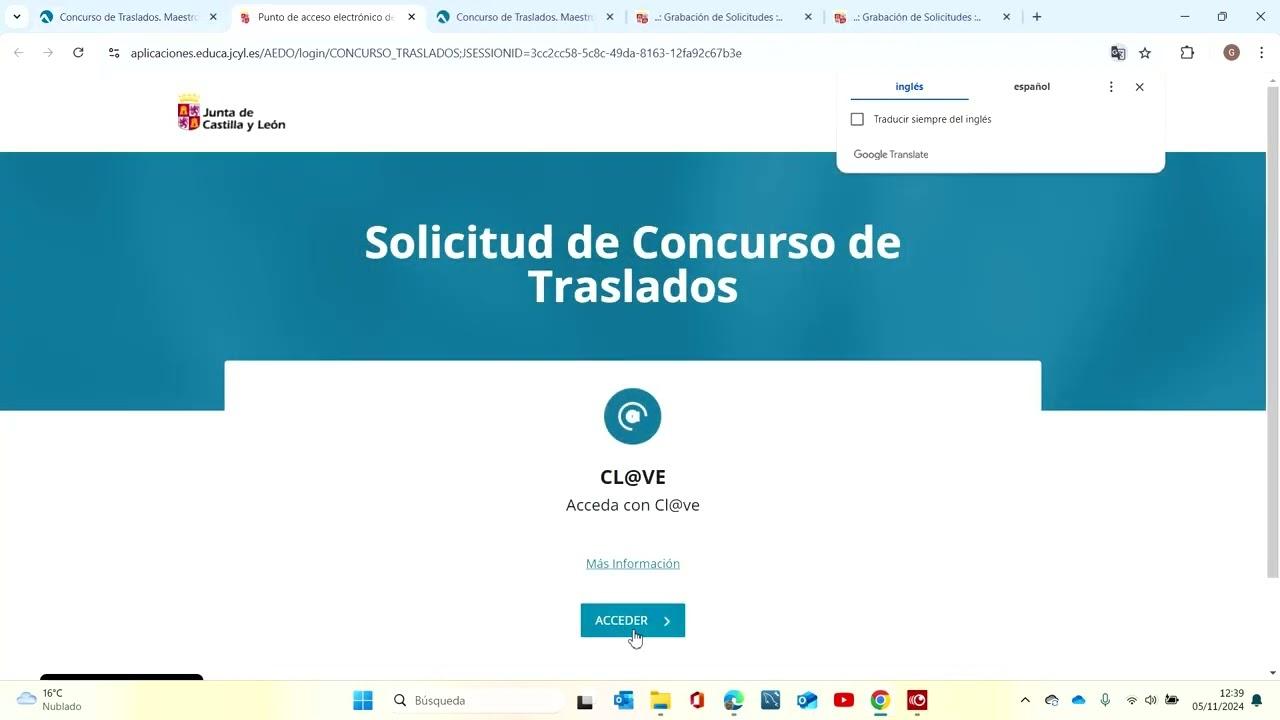 Concurso de traslados ANPE Castilla-La Mancha