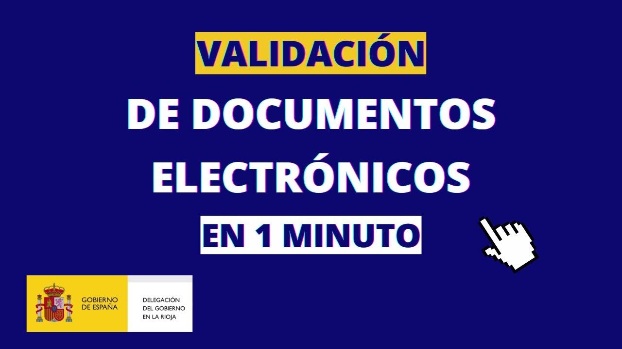 Verificación de documentos electrónicos