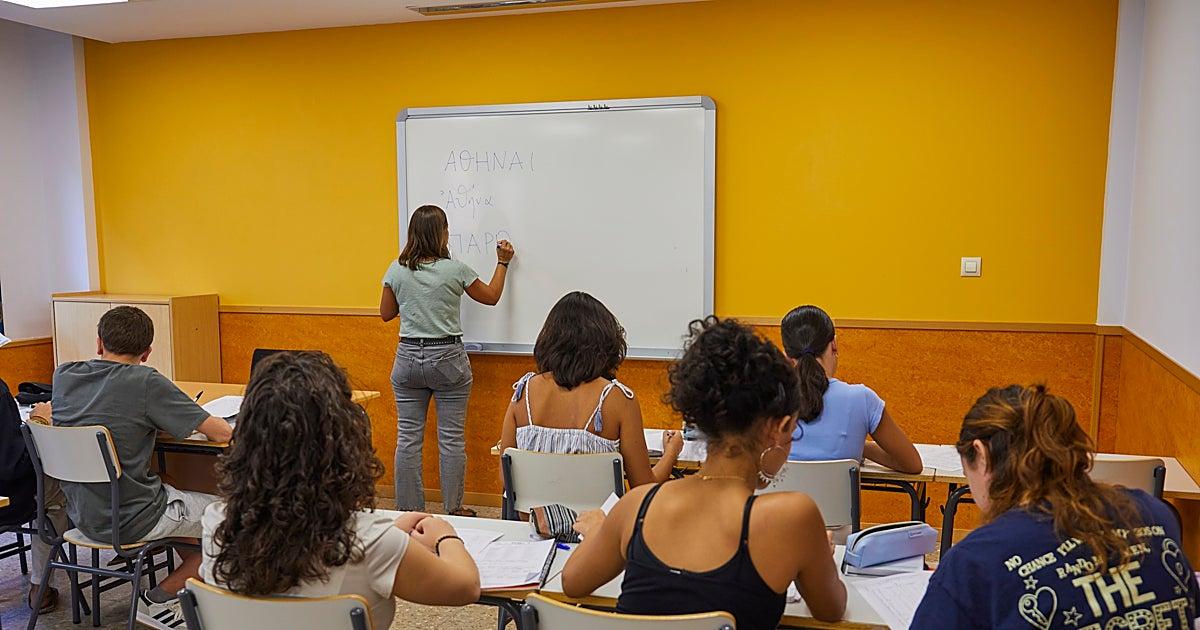 Baremo académico en becas de Bachillerato