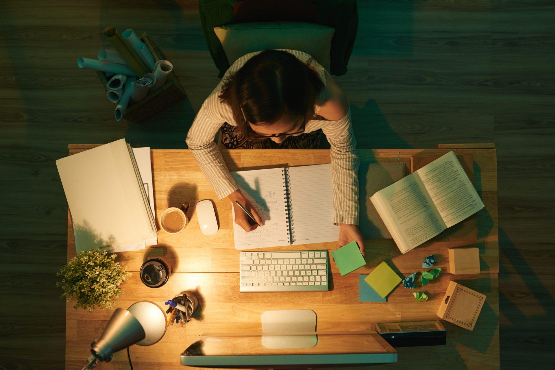 Hábitos para estudiar por la noche