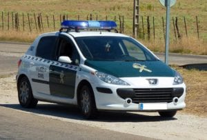 Coche de la guardia civil