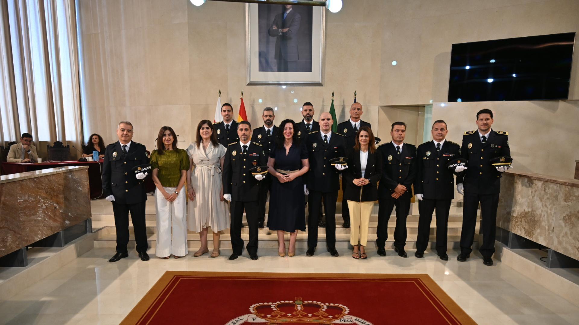 Agentes de la Policía Local de patrulla