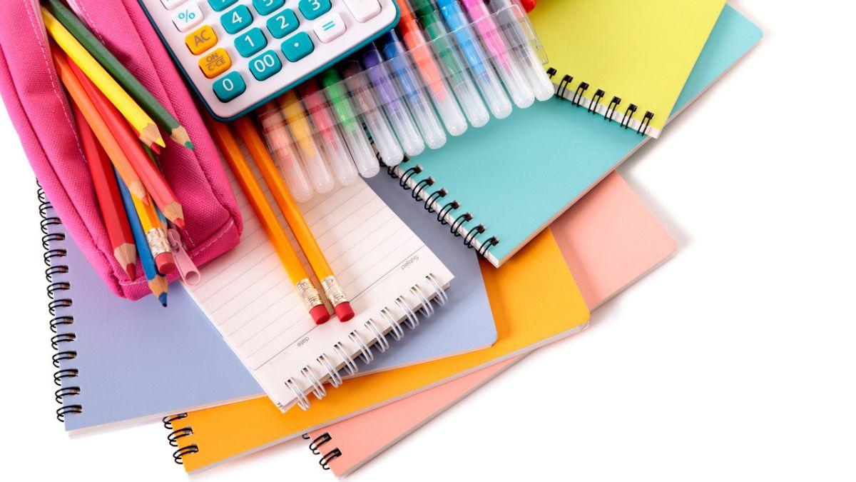 material escolar para empezar el curso