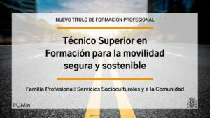 educación vial en Bachillerato y FP