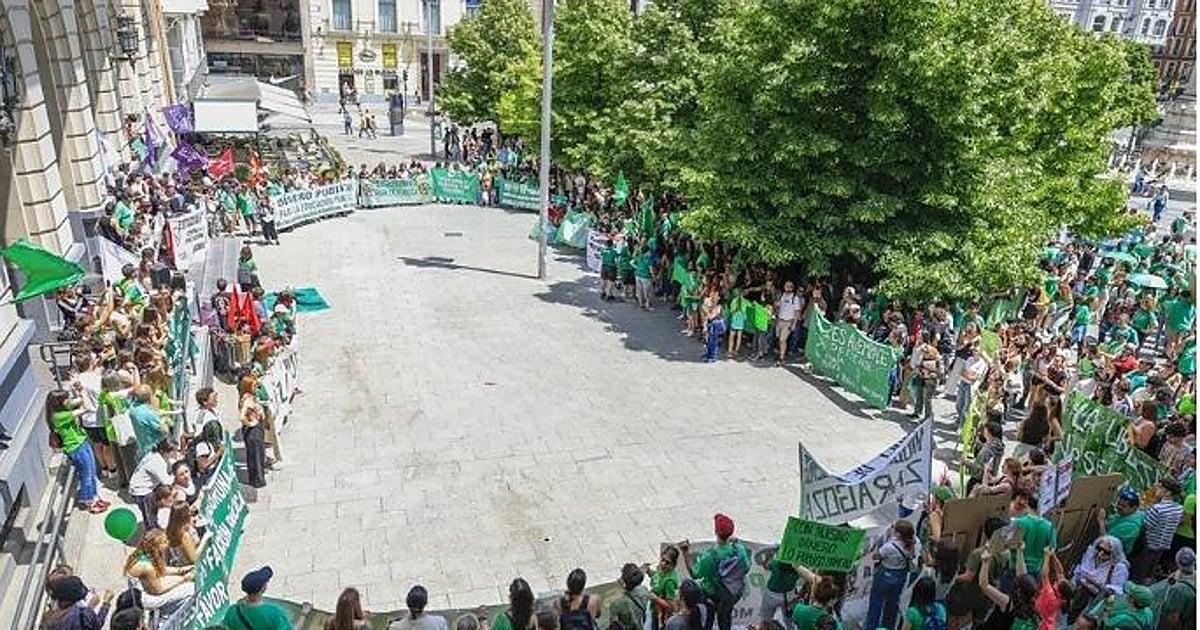Protestas educación Aragón