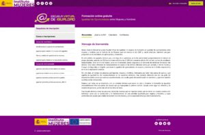 formación online igualdad de oportunidades