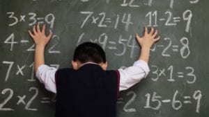 Tener discalculia en la escuela
